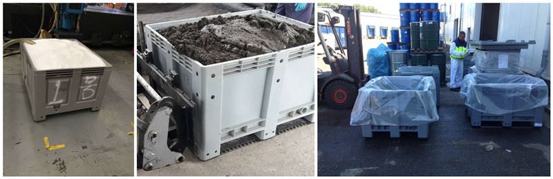 product-800-260 hdpe plastic pallet containers