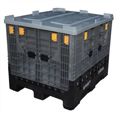 Cutie de paleți din plastic, pliabilă, industrială, rezistentă